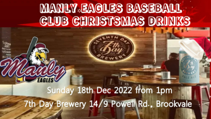 Christmas Drinks this Sunday @ 7th Day Brewery at 1pm